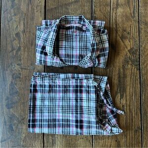 Victoria's Secret lightweight 100% cotton twill pj pajama set M MEDIUM